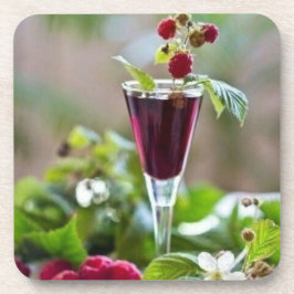 Untersetzer aus Hartkunststoff mit Korkrückenversc