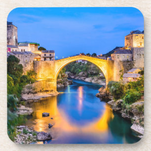 Untersetzer aus Hartkunststoff mit Korkrückenversc