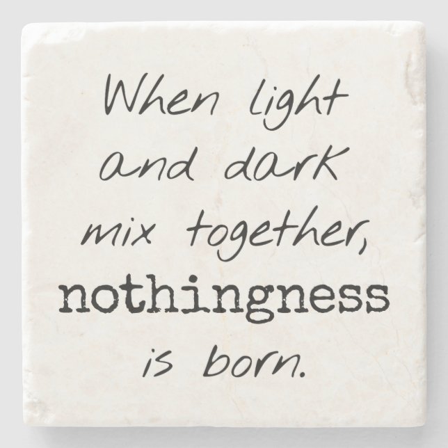 Untersetzer aus hellem und dunklem Stein (Vorderseite)