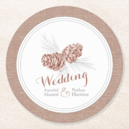 Untersetzer aus Hochzeitskiefer