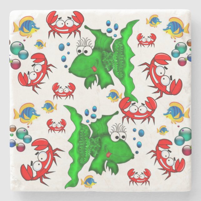 Untersetzer aus Marmor (Vorderseite)