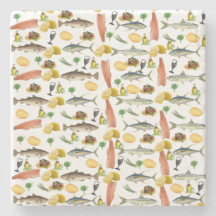 Untersetzer aus Marmorstein