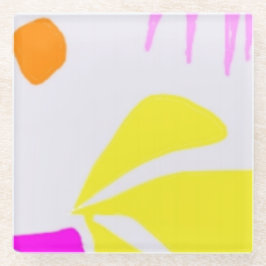 Untersetzer aus Naturglas