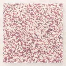 Untersetzer aus rosafarbenem Granitstein