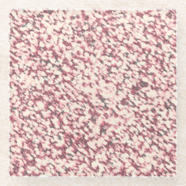 Untersetzer aus rosafarbenem Granitstein