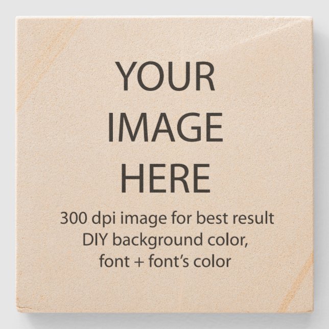 Untersetzer aus Sandstein (Vorderseite)