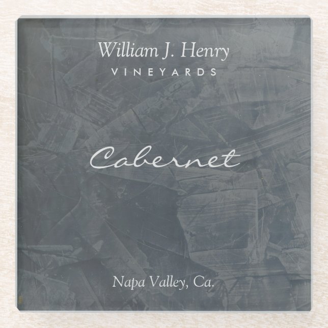 Untersetzer aus Schieferglas (Vorderseite)