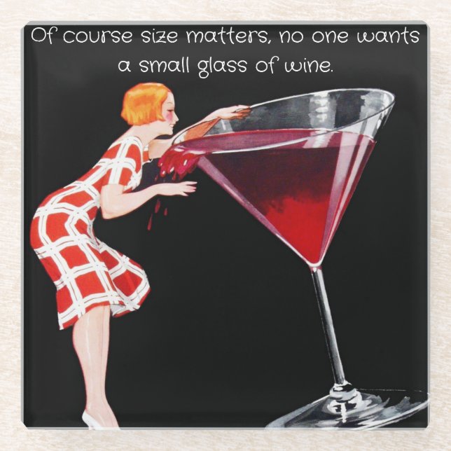 Untersetzer aus Weinglas (Vorderseite)