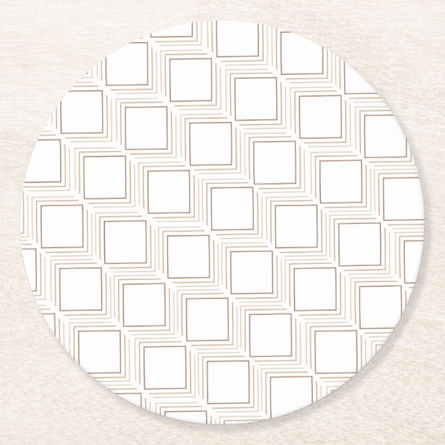 Untersetzer aus weißem Kehlkopf (Vorderseite)