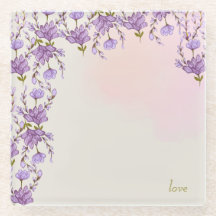 Untersetzer aus Zierglas