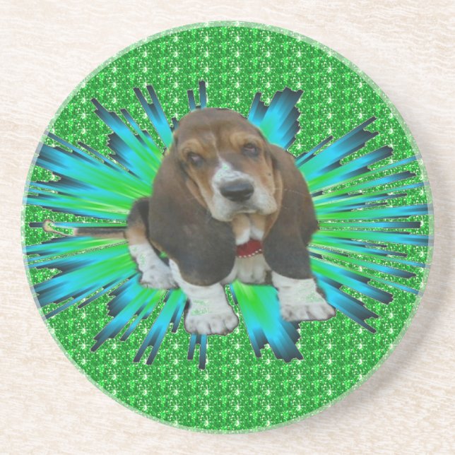 Untersetzer Baby Basset Hound Sheldon (Vorne)