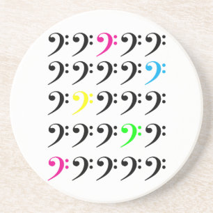 Untersetzer Bass Clef