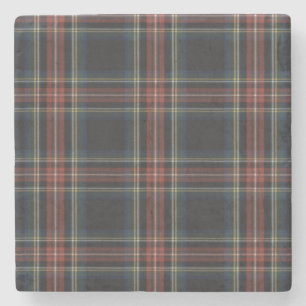 Untersetzer Black Tartan Stone