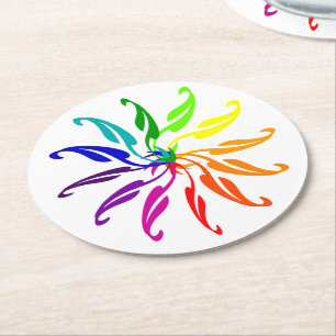 Untersetzer - Blätter für das Farbrad