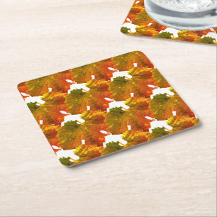 Untersetzer - Blätter für Trauben in den Herbstfar