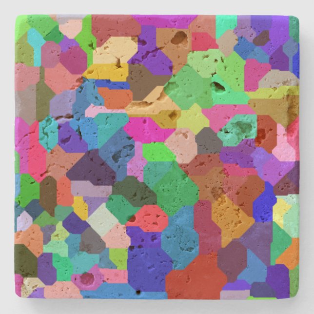 Untersetzer Blocktile Travertine (Vorderseite)