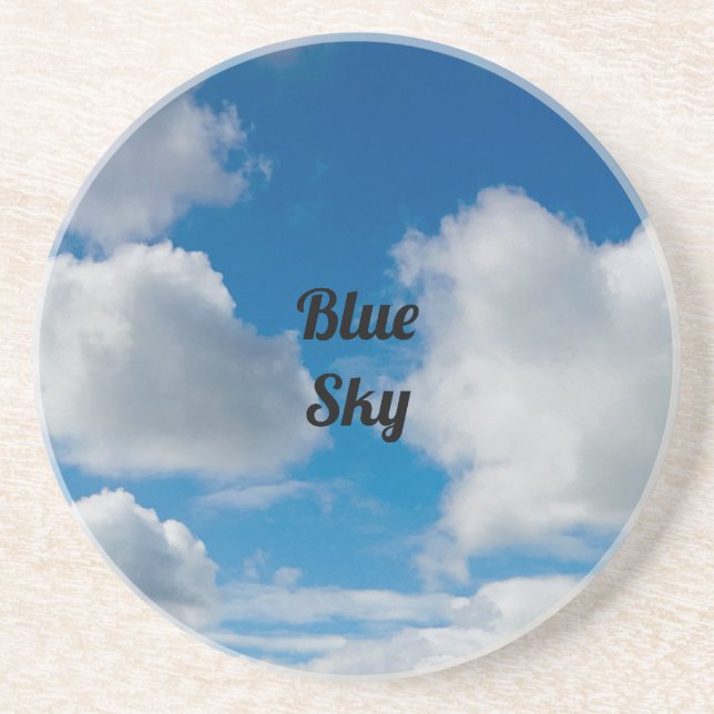 Untersetzer Blue Cloud Sky (Vorne)