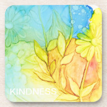 Untersetzer "Blume Tinte 3"