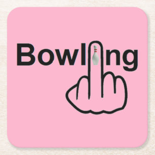 Untersetzer Bowling Gedreht