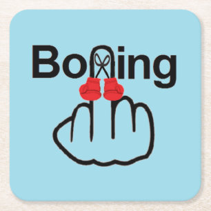 Untersetzer Boxing Gedreht