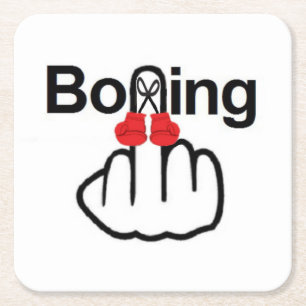 Untersetzer Boxing Gedreht