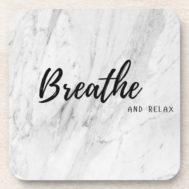 Untersetzer - Breathe n Relax (Vorderseite)