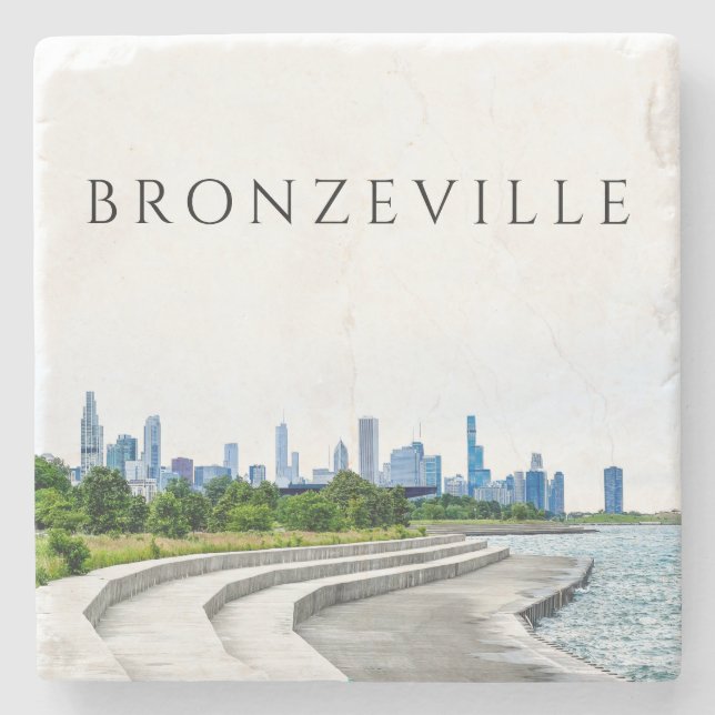 Untersetzer Bronzeville Chicago (Vorderseite)