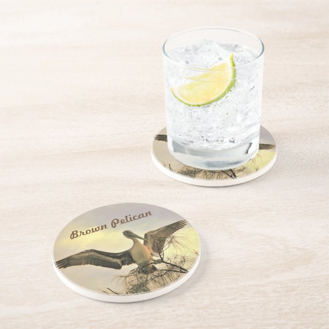 Untersetzer Brown Pelican (Seite)