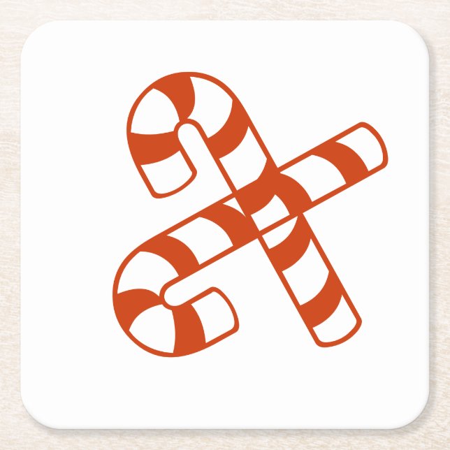 Untersetzer - Candy Cane (Vorderseite)