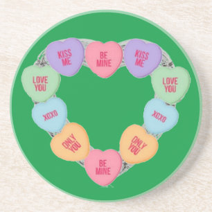 Untersetzer Candy Liebe Herz