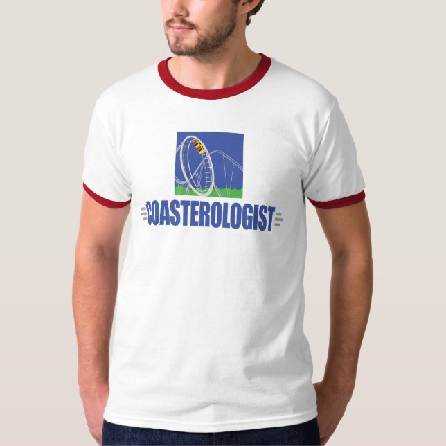 Untersetzer der Funny Roller T-Shirt (Vorderseite)