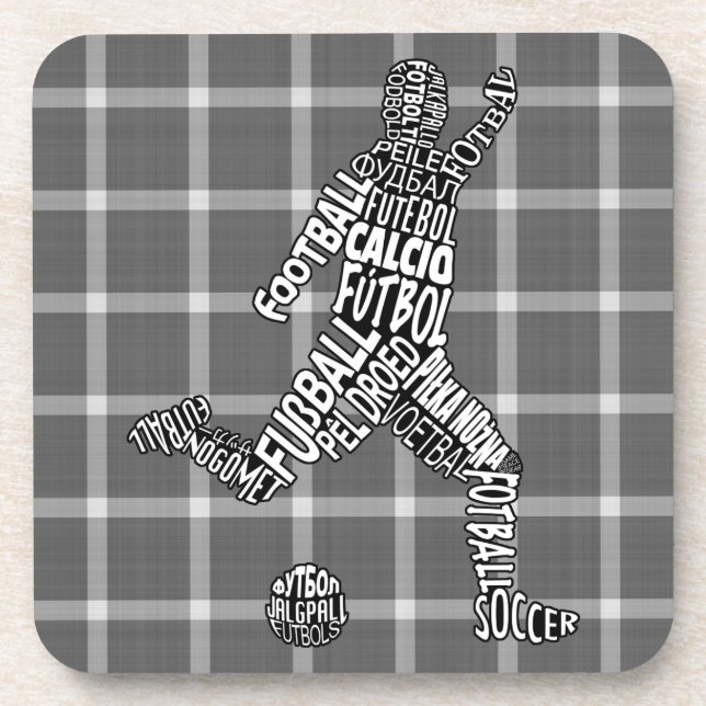 Untersetzer der Fußballsprachen (Vorderseite)