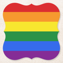 Untersetzer der Regenbogenflagge