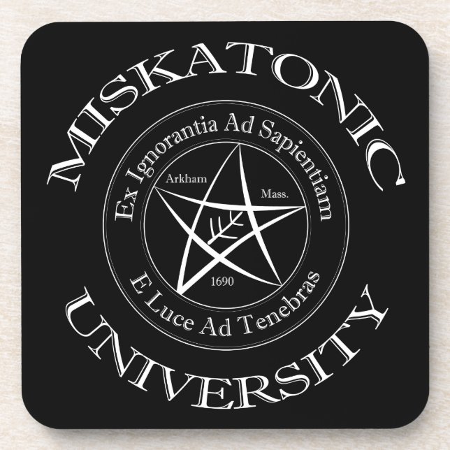 Untersetzer der Universität Miskatonic (Vorderseite)