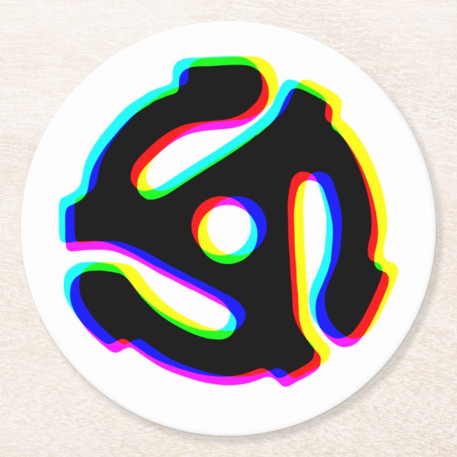 Untersetzer des 45-RPM-Aufzeichnungsadapters (Vorderseite)