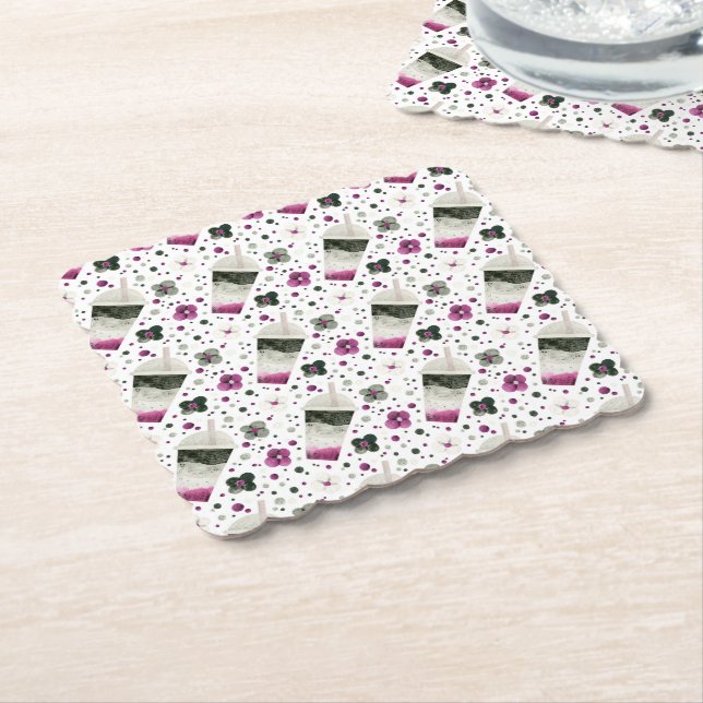 Untersetzer des asexuellen Stolzes (angewinkelt)