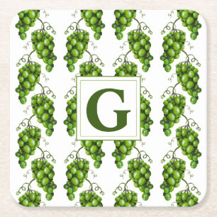 Untersetzer des Grüne Weinbaupapiers