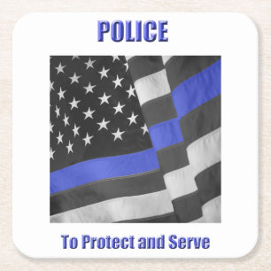 Untersetzer des Polizeipapiers