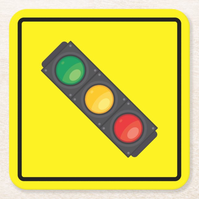 Untersetzer des Verkehrssignalpapiers (Vorderseite)