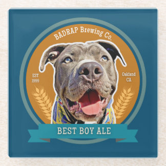 Untersetzer / Design des besten Boy-Bier-Labels