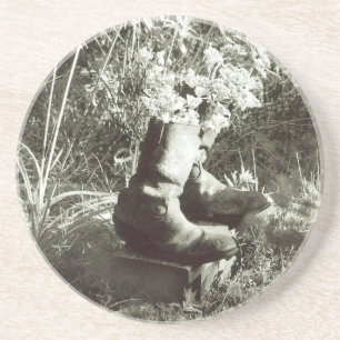 Untersetzer "Die alten Stiefel"