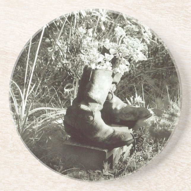 Untersetzer "Die alten Stiefel" (Vorne)