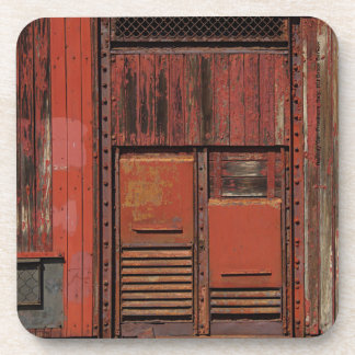 Untersetzer: Eisenbahnwagen, Frosinone, Italien Getränkeuntersetzer