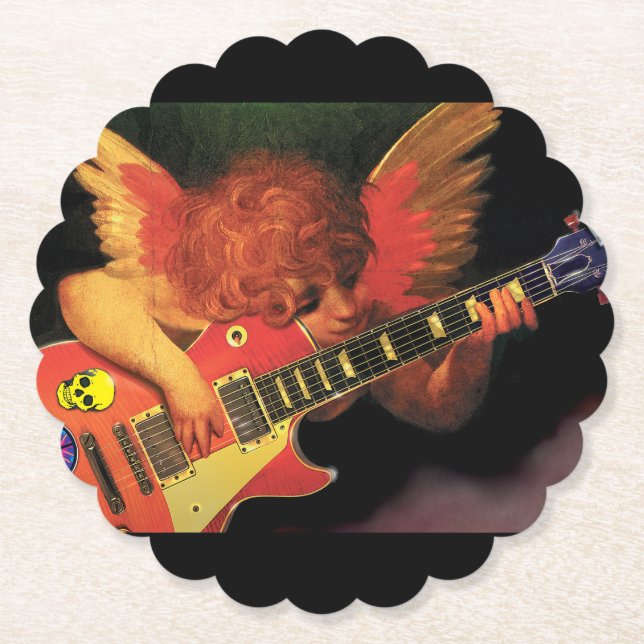 Untersetzer. Elektrischer Tscherub gequetscht Untersetzer (Vorderseite)