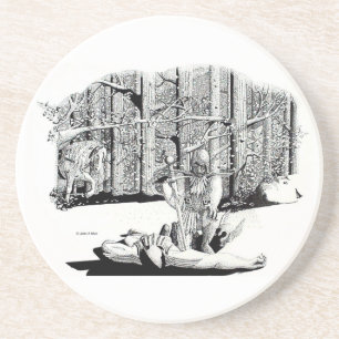 Untersetzer - Fallkomra (schwarz)