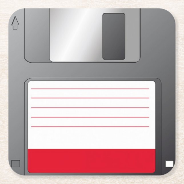 Untersetzer Floppy-Disk (Vorderseite)