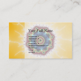 Untersetzer - Fraktal Art Visitenkarte