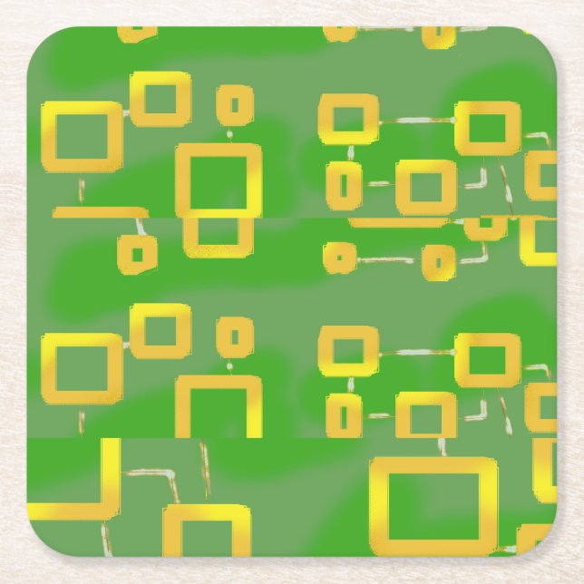 Untersetzer für Abstraktes geometrisches Grünbuch (Vorderseite)