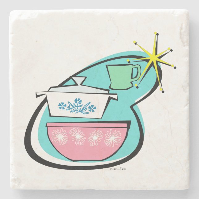 Untersetzer für Atomic Cookware Design Stone (Vorderseite)