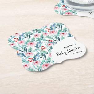 Untersetzer für Babydusche mit niedlichem Design.